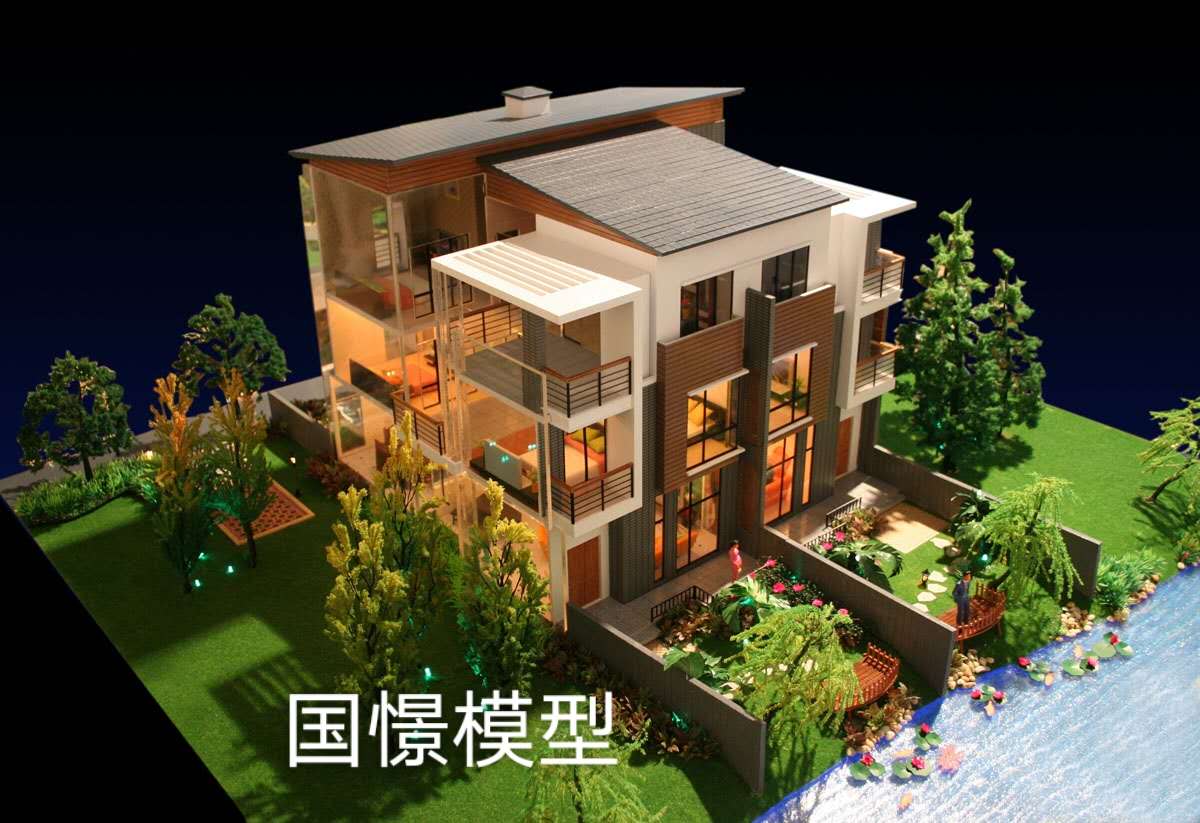 上高县建筑模型